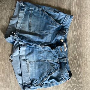 SO midi jean shorts stretchy fabric
